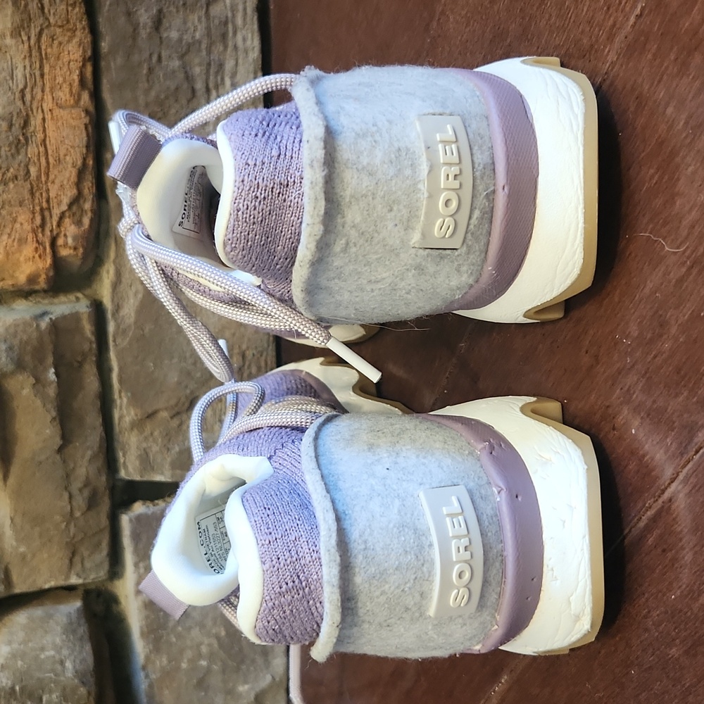 Sorel Women's Purple and Tan Athletic Sneakers - Picture 9 of 12